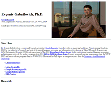 Tablet Screenshot of gabrilovich.com